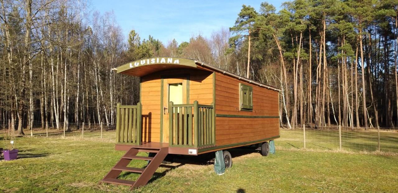 Roulottes Du Chalet Des Pins Rougeou Ngoại thất bức ảnh