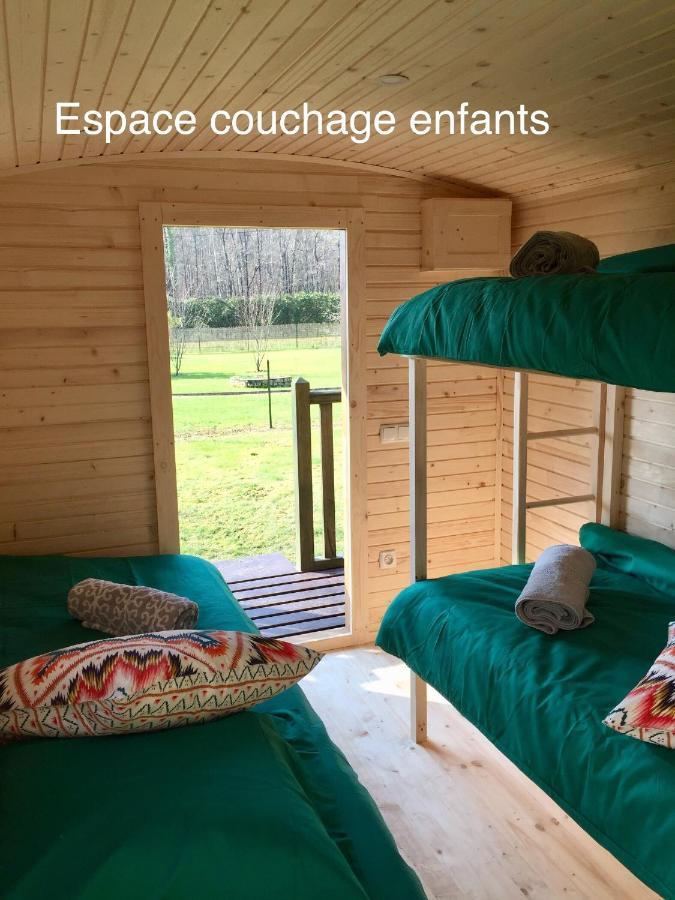 Roulottes Du Chalet Des Pins Rougeou Ngoại thất bức ảnh