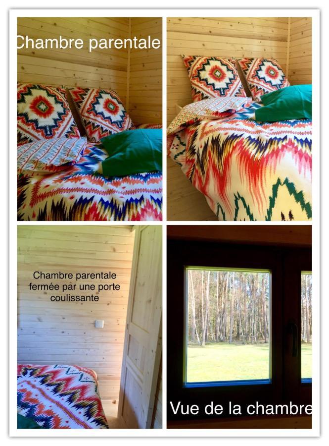Roulottes Du Chalet Des Pins Rougeou Ngoại thất bức ảnh