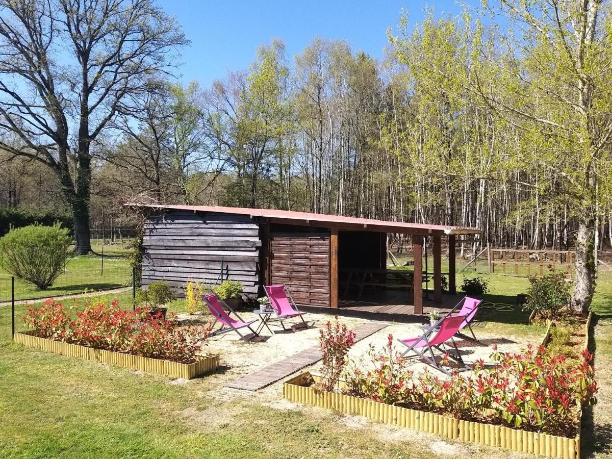 Roulottes Du Chalet Des Pins Rougeou Ngoại thất bức ảnh