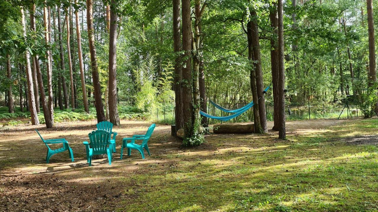 Roulottes Du Chalet Des Pins Rougeou Ngoại thất bức ảnh